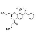 CAS#: 383382-83-0， 4-Benzoyl-3-Nitro-1,2-Phenylene Dibutanoate