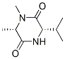 CAS 登录号：383396-94-9， (3S,6S)-1,6-二甲基-3-(1-甲基乙基)-2,5-哌嗪二酮