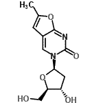 CAS#: 383897-60-7， 3-(2-Deoxy-beta-D-Erythro-Pentofuranosyl)-6-Methylfuro[2,3-d]Pyrimidin-2(3H)-One
