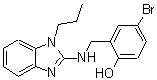 CAS#: 384351-72-8， 4-Bromo-2-{[(1-Propyl-1H-Benzimidazol-2-Yl)Amino]Methyl}Phenol