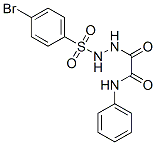 CAS 登录号：38629-79-7， 2-[2-(4-溴苯基)磺酰基肼基]-2-氧代-N-苯基乙酰胺