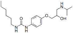 CAS#: 38748-24-2， 1-Hexyl-3-[4-[2-Hydroxy-3-(Propan-2-Ylamino)Propoxy]Phenyl]Urea