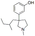 CAS 登录号：38906-47-7， 3-[1-甲基-3-(2-甲基丁基)吡咯烷-3-基]苯酚