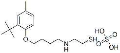 CAS#: 38920-49-9， 2-Tert-Butyl-4-Methyl-1-[4-(2-Sulfosulfanylethylamino)Butoxy]Benzene
