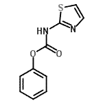 CAS 登录号：39142-40-0， 苯基1,3-噻唑-2-基氨基甲酸酯