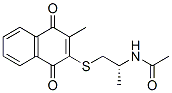 CAS#: 39484-05-4， (2R)-2-Acetamido-3-(3-Methyl-1,4-Dioxonaphthalen-2-Yl)Sulfanylpropanoic Acid