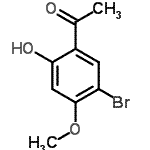 CAS 登录号：39503-61-2， 1-(5-溴-2-羟基-4-甲氧基苯基)乙酮