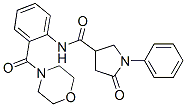 CAS#: 39630-05-2， N-[2-(Morpholinocarbonyl)Phenyl]-2-Oxo-1-Phenyl-4-Pyrrolidinecarboxamide