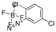 CAS 登录号：398-69-6， 2,5-二氯偶氮苯四氟硼酸盐