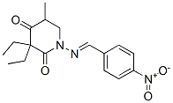 CAS#: 39844-62-7， 3,3-Diethyl-5-Methyl-1-[(4-Nitrophenyl)Methylideneamino]Piperidine-2,4-Dione