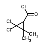 CAS 登录号：39871-98-2， 2,2-二氯-3,3-二甲基环丙烷甲酰氯
