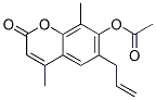 CAS 登录号：3993-45-1， (4,8-二甲基-2-氧代-6-丙-2-烯基苯并吡喃-7-基)乙酸酯