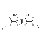 CAS#: 4004-20-0， Diethyl 3,4-Diaminothieno[2,3-b]Thiophene-2,5-Dicarboxylate