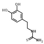 CAS 登录号：401602-53-7， 1-[2-(3,4-二羟基苯基)乙基]硫脲