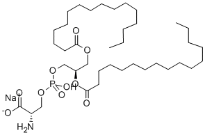 CAS#: 40290-42-4， 1,2-Dipalmitoyl-Sn-Glycero-3-Phospho-L-Serine, Sodium Salt
