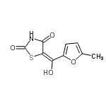 CAS#: 404008-46-4， (5Z)-5-[Hydroxy(5-Methyl-2-Furyl)Methylene]-1,3-Thiazolidine-2,4-Dione