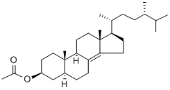 CAS#: 4042-95-9， 5alpha(H),17alpha(H),(20R)-beta-Acetoxyergost-8(14)-Ene