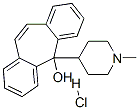 CAS 登录号：4046-24-6， 5-(1-甲基-4-哌啶基)-5H-二苯并[a,d]环庚烯-5-醇盐酸盐