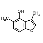 CAS 登录号：40485-97-0， 3,5-二甲基-1-苯并呋喃-4-醇