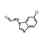 CAS 登录号：40534-01-8， N-(6-氯-1H-苯并咪唑-1-基)甲酰胺