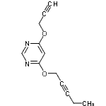 CAS#: 405928-76-9， 4-(2-Pentyn-1-Yloxy)-6-(2-Propyn-1-Yloxy)Pyrimidine