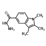 CAS#: 406189-60-4， 1,2,3-Trimethyl-1H-Indole-5-Carbohydrazide
