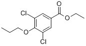 CAS 登录号：40689-35-8， 3,5-二氯-4-丙氧基苯甲酸乙酯