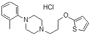 CAS#: 40737-73-3， 1-(2-Methylphenyl)-4-(3-(2-thienyloxy)propyl)piperazine hydrochloride