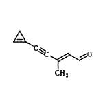 CAS#: 408524-38-9， (2E)-5-(1-Cyclopropen-1-Yl)-3-Methyl-2-Penten-4-Ynal