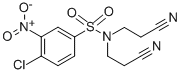 CAS#: 40859-91-4， N1,N1-Di(2-Cyanoethyl)-4-Chloro-3-Nitrobenzene-1-Sulfonamide