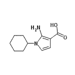CAS 登录号：409108-86-7， 2-氨基-1-环己基-1H-吡咯-3-羧酸