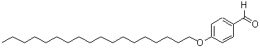结构式 CAS# 4105-95-7, 4-正十八烷氧基苯甲醛