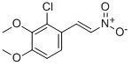 CAS#: 41122-35-4， 2-(2-Chloro-3,4-dimethoxyphenyl)nitroethene