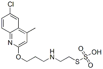 CAS#: 41287-24-5， Thiosulfuric Acid Hydrogen S-[2-[[3-[(6-Chloro-4-Methyl-2-Quinolyl)Oxy]Propyl]Amino]Ethyl] Ester