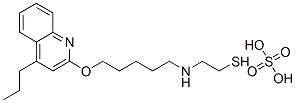 CAS#: 41287-42-7， 2-[5-(4-Propyl-2-Quinolyloxy)Pentyl]Aminoethanethiol Sulfate