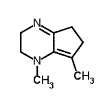 CAS 登录号：41330-43-2， 1,7-二甲基-2,3,5,6-四氢-1H-环戊二烯并[b]吡嗪