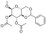 CAS#: 4141-45-1， Methyl 4,6-O-(Phenylmethylene)-alpha-D-Glucopyranoside Diacetate