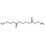 结构式 CAS# 4144-61-0, 乙基6-氧代癸酸酯
