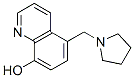 结构式 CAS# 41455-82-7, 5-(吡咯烷-1-基甲基)喹啉-8-醇