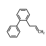 结构式 CAS# 41658-35-9, 2-烯丙基联苯