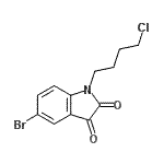 CAS 登录号：416899-88-2， 5-溴-1-(4-氯丁基)-1H-吲哚-2,3-二酮