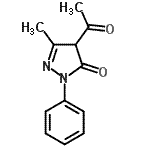 CAS#: 4173-74-4， 4-Acetyl-5-Methyl-2-Phenyl-2,4-Dihydro-3H-Pyrazol-3-One