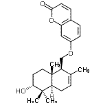 CAS#: 41743-46-8， 7-{[(1S,4aR,6R,8aS)-6-Hydroxy-2,5,5,8A-Tetramethyl-1,4,4A,5,6,7,8,8A-Octahydro-1-Naphthalenyl]Methoxy}-2H-Chromen-2-One