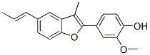 CAS#: 41744-28-9， 2-Methoxy-4-[3-Methyl-5-[(E)-1-Propenyl]Benzofuran-2-Yl]Phenol