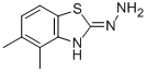 结构式 CAS# 41814-52-2, 4,5-二甲基-2(3H)-苯并噻唑酮腙