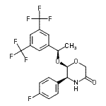 CAS#: 419574-04-2， (5S,6R)-6-{(1R)-1-[3,5-Bis(Trifluoromethyl)Phenyl]Ethoxy}-5-(4-Fluorophenyl)-3-Morpholinone