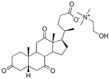 CAS 登录号：4201-78-9， (2-羟基乙基)三甲基铵 (5beta)-3,7,12-三氧代胆烷-24-酸盐
