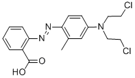 CAS#: 4213-40-5， 2-[[4-[Bis(2-Chloroethyl)Amino]-2-Methylphenyl]Azo]Benzoic Acid