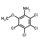 CAS#: 42138-72-7， 2,3,4,5-Tetrachloro-6-Methoxyaniline