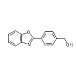 结构式 CAS# 421553-38-0, [4-(1,3-苯并恶唑-2-基)苯基]甲醇